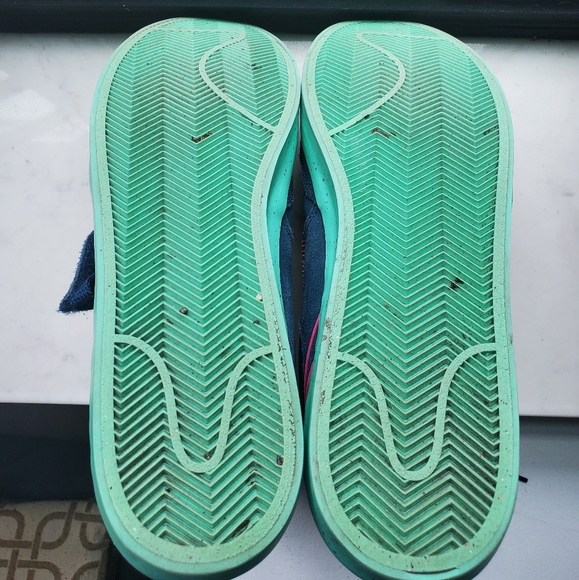 Nike Sky Stepper (Brave Blue/Green Glow-Pink Foil - Picture 4 of 5